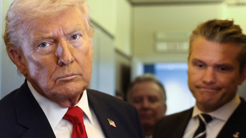 Downed jets puncture Trump’s and Hegseth’s claims of air invulnerability | CNN Politics